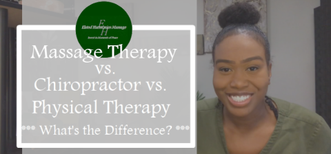 Discover key differences between Massage Therapy, Chiropractic Care, and Physical Therapy