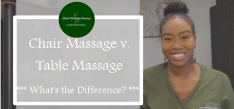 Therapeutic Chair Massage vs. Therapeutic Table Massage at the Office for Workplace Wellness